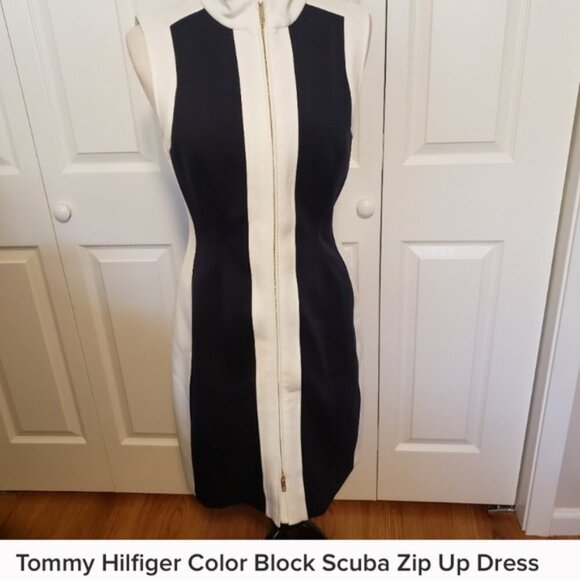 Tommy Hilfiger - Scuba Zip Up Dress - size S - Picture 9 of 9